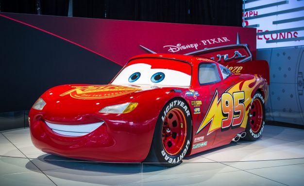 The Brightest Star at the Detroit Show? Lightning McQueen – News – Car and  Driver