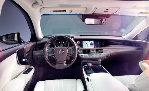 motor vehicle, mode of transport, transport, steering part, steering wheel, white, car, center console, personal luxury car, luxury vehicle,