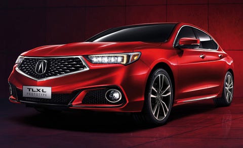 Acura Tlx L Prototype Debuts In China News Car And Driver