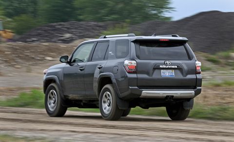 Land vehicle, Vehicle, Car, Toyota 4runner, Automotive tire, Compact sport utility vehicle, Natural environment, Sport utility vehicle, Toyota, Luxury vehicle, 