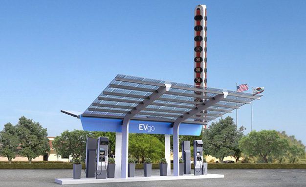 350-kW EVgo station - Baker CA