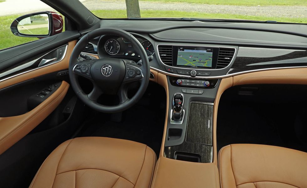 2017 buick lacrosse interior dash and front seats