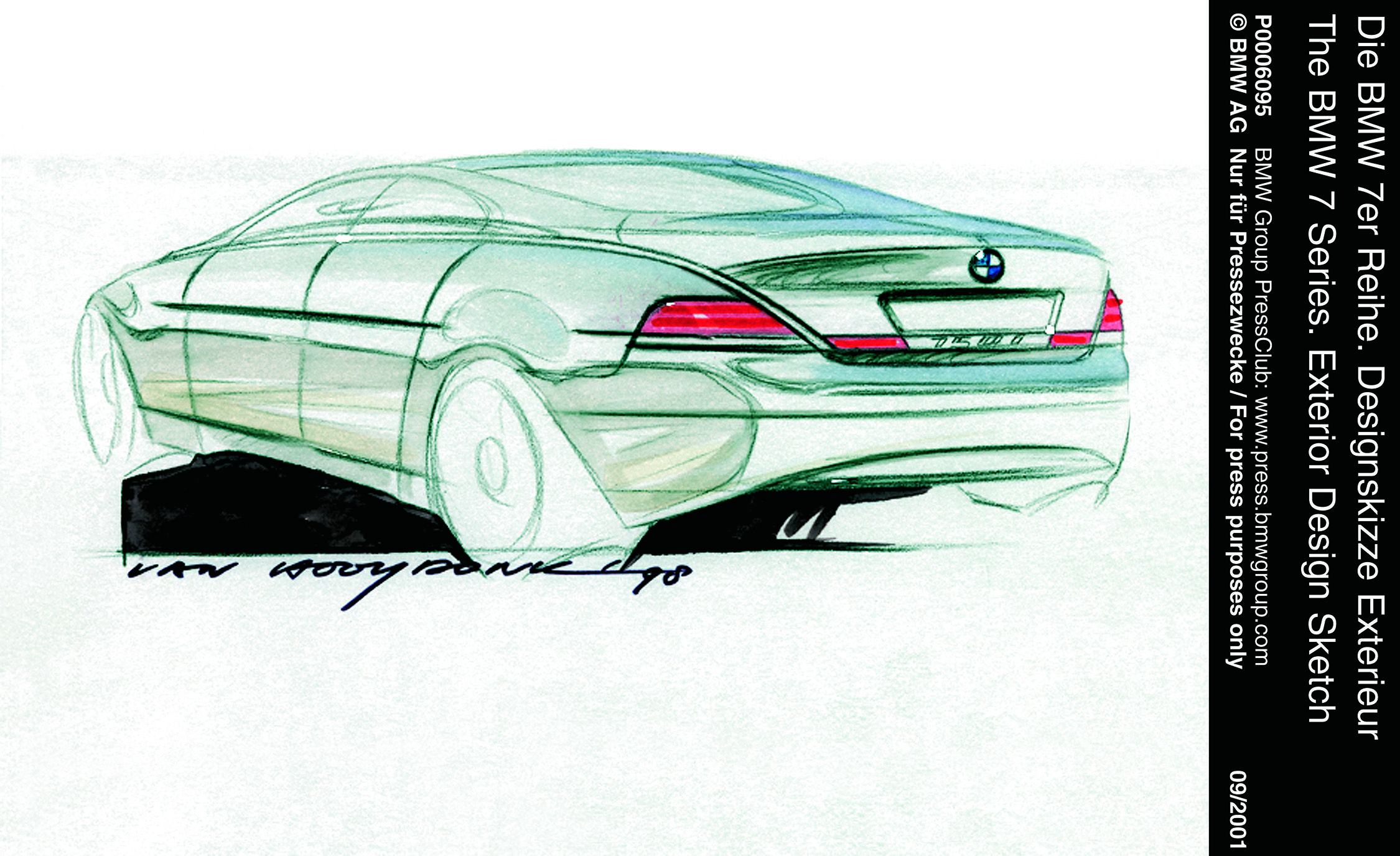 Bmw 7 Series Drawing - automotive wallpaper