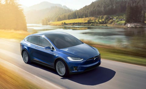 2017 Tesla Model X Driving 2017 tesla model x