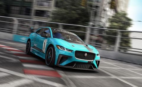 Jaguar I-Pace eTrophy race car
