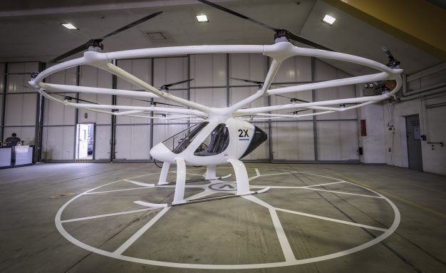The Volocopter began testing in Dubai earlier this week.