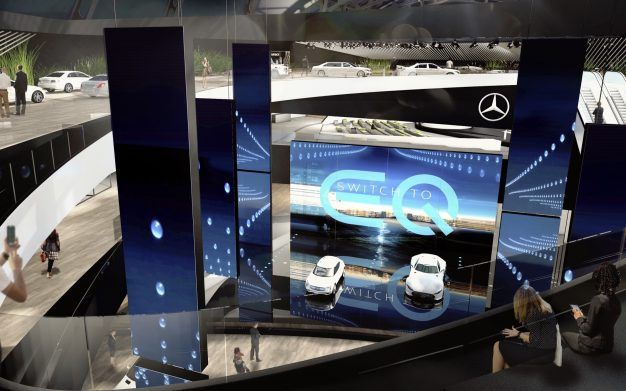 Mercedes-Benz Frankfurt Auto Show stage - EQ