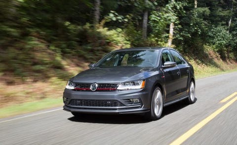 2018 Volkswagen Jetta GLI driving 2018 volkswagen jetta gli