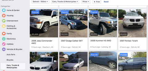 Facebook Marketplace Finally Updating Car Search Tool News Car And Driver