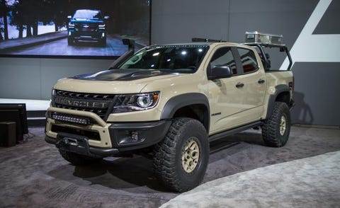 The Chevrolet Colorado ZR2 AEV Concept Is Seriously Hard ... The Chevrolet Colorado ZR2 AEV Concept Is Seriously Hard ...