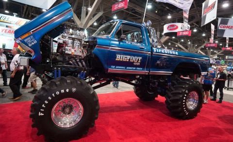 Bob Chandler S Original Bigfoot Stomps In To The Sema Show News Car And Driver