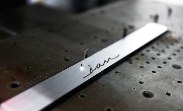 Promotional Mini Etched Metal Ruler