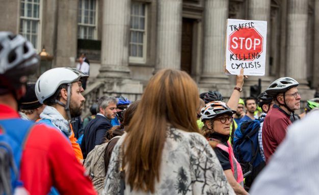 London Cycling Campaign Organise Flash Protest In Response To Death Of Female Cyclist