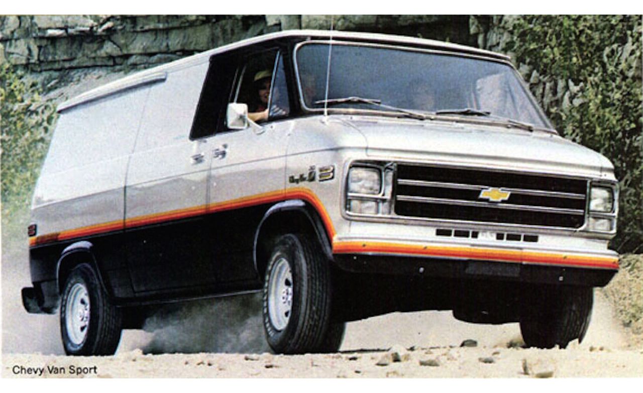 old school chevy van