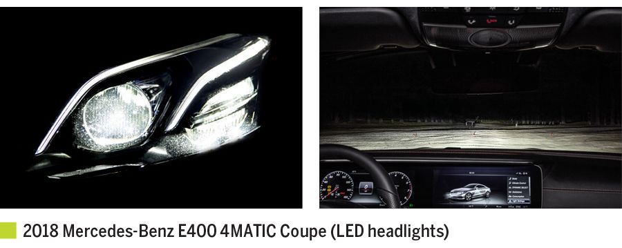 2018 Mercedes-Benz E400 4MATIC Coupe (LED headlights)
