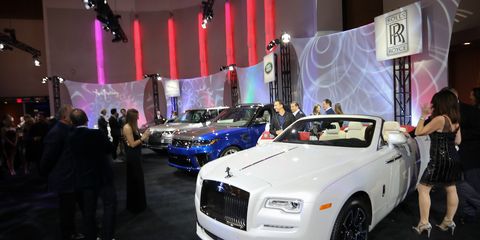 Rolls Royce at auto show