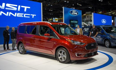Land vehicle, Vehicle, Car, Van, Auto show, Ford motor company, Ford, Motor vehicle, Ford tourneo, Automotive wheel system, 