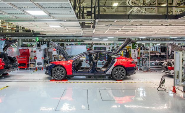Tesla production Fremont