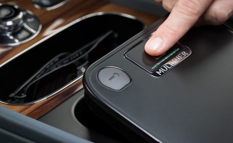 Bentley Bentayga Fingerprint Technology