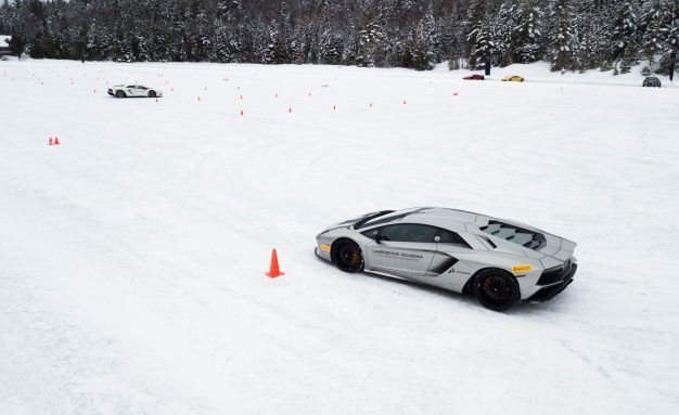 Sliding with the Bulls: Ice Driving at Lamborghini's Winter Accademia |  News | Car and Driver