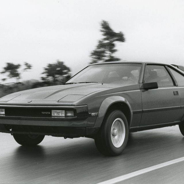 1983 Toyota Supra driving