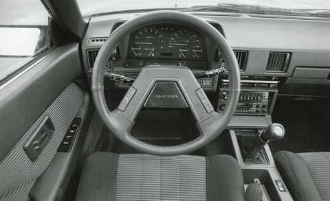 1983 Toyota Supra interior