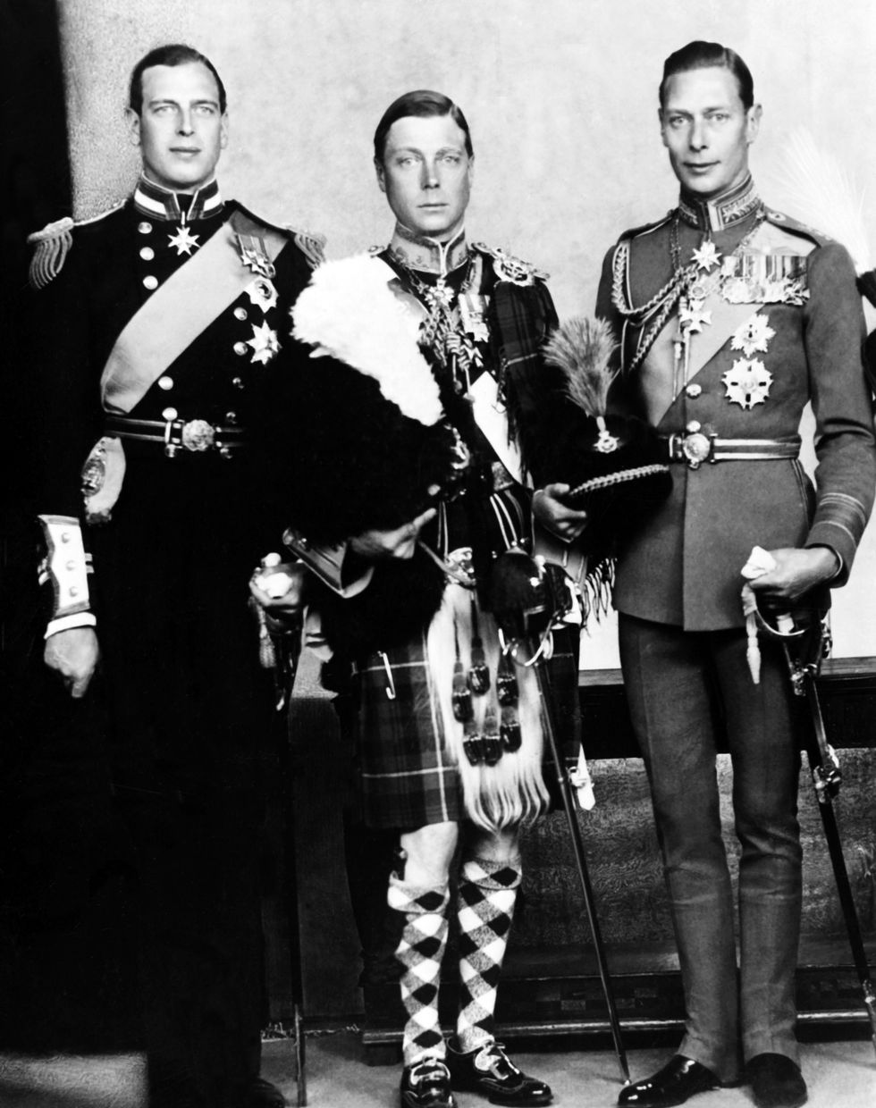 George VI, Edward VIII and Prince Henry