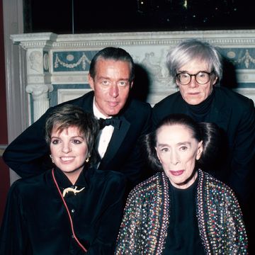 Liza Minnelli, Martha Graham, Halston andAndy Warhol