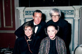 liza minnelli, martha graham, halston andandy warhol