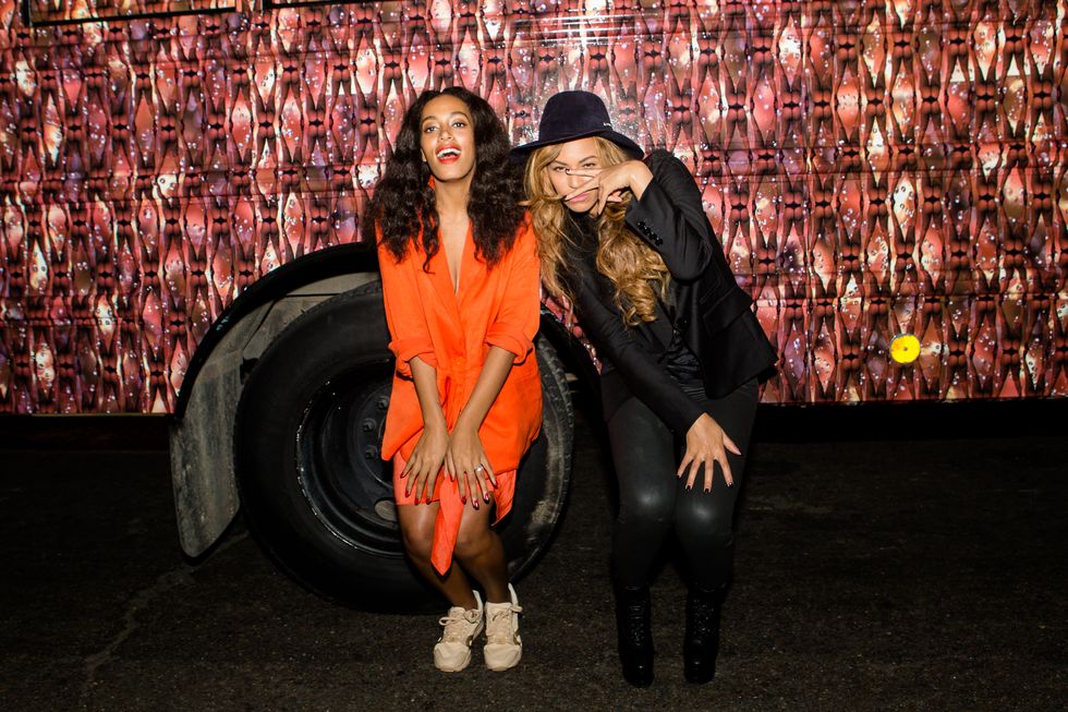 Solange Knowles and Beyonce Knowles