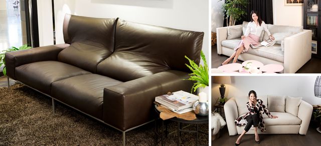 Furniture, Couch, Sofa bed, Room, Living room, Interior design, Leather, Floor, Comfort, Chair, 