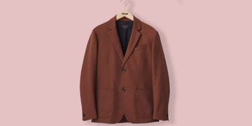 a brown jacket on a swinger