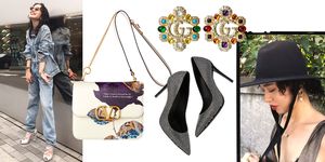 Fashion, Fashion accessory, Footwear, Ear, Neck, Jewellery, Shoe, Style, Necklace, 
