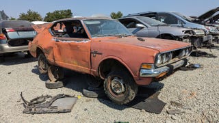 Rusted 1971 Toyota Corona Deluxe Hardtop Coupe Is Junkyard Treasure