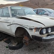1976 bmw e3 sedan in nevada junkyard
