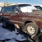 1978 subaru leone wagon in colorado junkyard