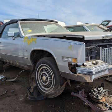 1980 cadillac eldorado san remo dorado convertible in denver junkyard