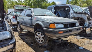 One of Only 1243 Mazda 323 GTXs Built Is Junkyard Treasure