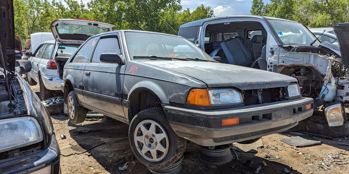 One of Only 1243 Mazda 323 GTXs Built Is Junkyard Treasure