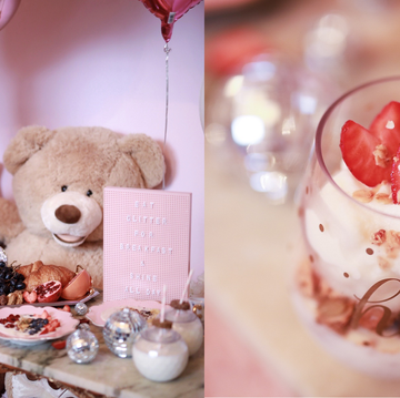 Food, Sweetness, Pink, Dessert, Teddy bear, Valentine's day, Cuisine, 