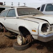 1976 mercury bobcat villager wagon in colorado wrecking yard