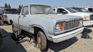 1978 Dodge D-100 Military Truck in California Junkyard