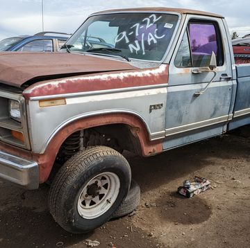 1980 ford f100 pickup in colorado wrecking yard