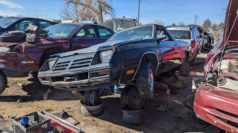 1982 dodge rampage in colorado junkyard