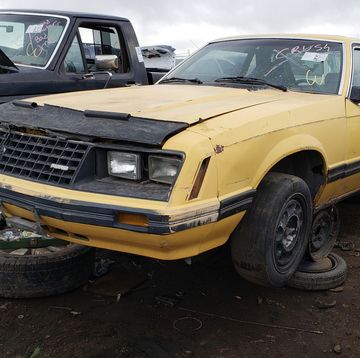 1982 ford mustang gl 3 door in colorado junkyard