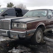 1982 lincoln continental givenchy edition in colorado junkyard