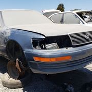 1990 lexus ls 400 in california wrecking yard