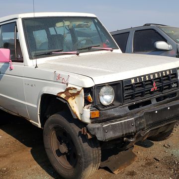 1990 mitsubishi montero in colorado junkyard