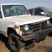 1990 mitsubishi montero in colorado junkyard