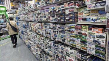 car scale model kits of yodobashi camera akihibara tokyo